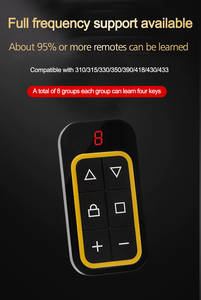 롤링 셔터 도어 8채널 무선 리모컨 충전식 모델 범용 다중 주파수 리모컨 - Product Image 5
