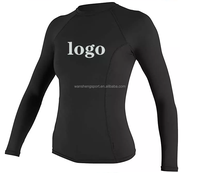 Fait sur mesure soleil Protection UV eau plage Surf maillot de bain Rashguard respirant UPF50 manches longues Jiu Jitsu Rash Guard pour hommes