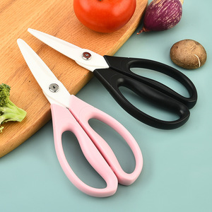 Tijeras grandes de cerámica para preparar comida para bebés, cocina, verduras, alimentos cocidos y baterías industriales aisladas. - Product Image 2