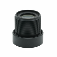 Lente de Visión Artificial de 16mm F1.8 M12 con Distancia Focal Larga para Cámara de Seguridad de 1/1.8 Pulgadas, Dash Cam 5G, Metálica
