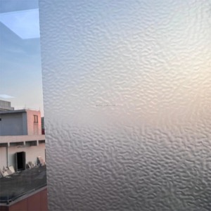 HOT SALE Modern PET Self-adhesive Water Ripple <b>Window</b> <b>Film</b> with Heat Insulation UV Cut Decorative Glass <b>Film</b> for Home Decoration - Product Image 1