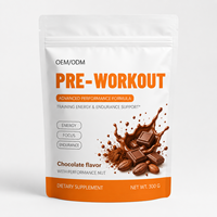 Poudre d'électrolytes OEM, nutrition sportive, saveur chocolat, mélanges d'électrolytes à la bêta-alanine et au citrulline, poudre pré-entraînement