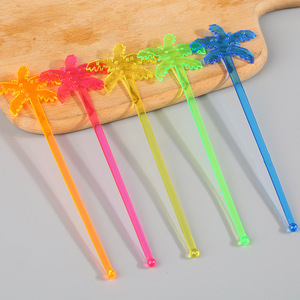 Agitateurs à boissons en acrylique pour café et cocktails, idéaux pour bars et cafés – Bâtonnets mélangeurs en plastique pour boissons, compatibles avec Abbey's Strathfillan en Espagne - Product Image 2