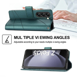 Para Samsung Galaxy Z Fold <span class=keywords><strong>5</strong></span> Samsung Funda de teléfono con pantalla plegable Flip PU Funda de teléfono plegable de cuero - Product Image 3