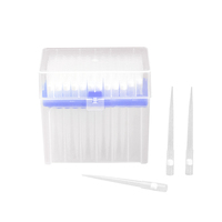 Embouts de filtre pour micro-pipette de laboratoire jetables stériles universels jaune bleu clair 10ul 200ul 1000ul