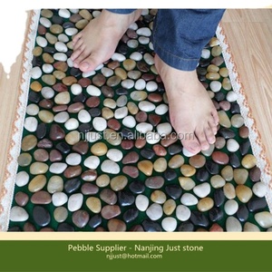 Tấm Nam Kinh đánh bóng giá rẻ <span class=keywords><strong>Pebble</strong></span> gạch <span class=keywords><strong>Pebble</strong></span> khảm lát <span class=keywords><strong>Pebble</strong></span> đá trắng sỏi nhựa khảm sông đá gạch - Product Image 5