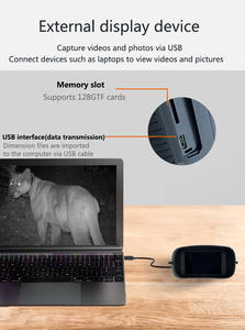 Jumelles <span class=keywords><strong>de</strong></span> vision nocturne professionnelles longue portée pour la <span class=keywords><strong>chasse</strong></span> en plein air, <span class=keywords><strong>caméra</strong></span> numérique 4K 36MP, vidéo infrarouge, portée <span class=keywords><strong>de</strong></span> 200 m, zoom optique 6x - Product Image 6