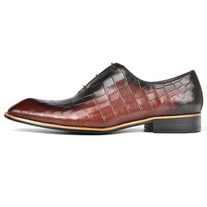 Chaussures Derby en cuir pour hommes, à carreaux, formelles, pour mariage et bureau, classiques, chaussures pour hommes, chaussures en cuir, chaussures pour hommes - Product Image 2