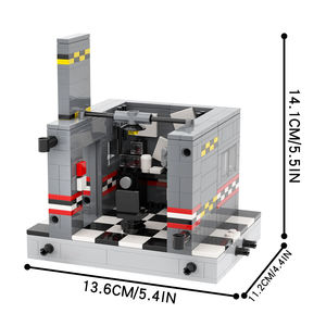 Peluches <span class=keywords><strong>FNAF</strong></span> Stage, figurines Freddy Foxy, ensembles de blocs de construction, kits DIY, briques MOC, jouets pour enfants, Mould King MOC1283 - Product Image 3