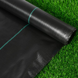 Toile de jardin pour serre, couverture de sol traitée <span class=keywords><strong>anti</strong></span>-UV, géotextile tissé en PP, tapis en plastique <span class=keywords><strong>anti</strong></span>-mauvaises herbes pour le contrôle de l'<span class=keywords><strong>herbe</strong></span> - Product Image 5