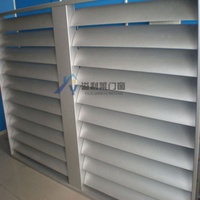 Volets Horizontaux Fixes Extérieurs Modernes en Alliage d'Aluminium pour Fenêtre, Porte, Ventilation, Pare-Soleil, Climatiseur – Durables pour Entrepôts et Hôtels
