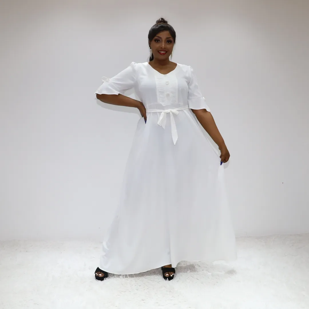 若い女性のためのジルバブドレスSG110タンザニアファッションカフタン