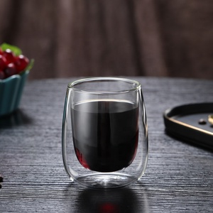 Bán buôn Tùy chỉnh cao Borosilicate đôi tường rõ ràng uống cốc thủy tinh 80/120/200/240 /400ml cà phê Espresso ly - Product Image 4