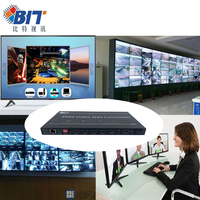 Contrôleur de mur vidéo multi-viseur Bitvisus 4K 4 HDMI, contrôle CEC et Web, processeur vidéo matriciel, contrôleur d'affichage TV 4 entrées 9 sorties