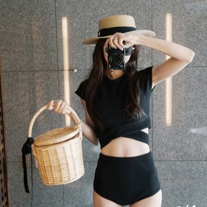 <span class=keywords><strong>Maillot</strong></span> <span class=keywords><strong>de</strong></span> <span class=keywords><strong>bain</strong></span> conservateur deux pièces pour <span class=keywords><strong>femme</strong></span>, manches courtes, pantalon <span class=keywords><strong>taille</strong></span> <span class=keywords><strong>haute</strong></span>, style coréen, pour sources chaudes, petite fragrance, vente directe usine - Product Image 3