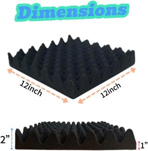 Nhà Máy Tùy Chỉnh Âm Thanh Hấp Thụ, Giảm Tiếng Ồn Và Cách Âm <span class=keywords><strong>Polyurethane</strong></span> Bọt Bọt Cho Âm Nhạc Ghi Âm - Product Image 2