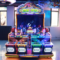 Vente Chaude : Machine de Jeu d'Arcade à Monnayeur pour 4 Joueurs, Simulateur de Tir d'Assaut Dinosaure en Métal, Vente en Gros