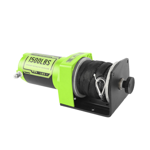Factory Price 1500LBS Electric <strong>Winch</strong> for <strong>Jeep</strong> Heavy Duty Synthetic Rope 12V Trailer <strong>Winch</strong> Waterproof Automobile Electric <strong>Winch</strong> - Product Image 2