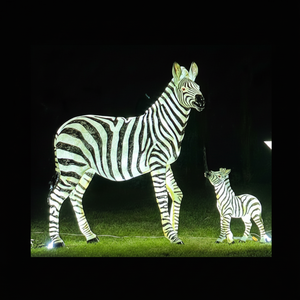 Luz decorativa LED con forma de cebra IP65, lámpara con motivos festivos para escaparates de centros comerciales y eventos temáticos culturales - Product Image 1