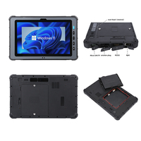 Tableta Robusta a Prueba de Agua con Pantalla Táctil de 12.2 Pulgadas, 16 GB, 256 GB, Windows 11, Tableta Industrial Resistente con Escáner RFID NFC I10A