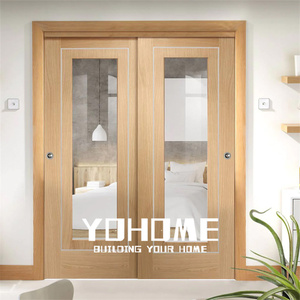 <span class=keywords><strong>Porta</strong></span> Francese a Doppia Anta per Casa con Vetro <span class=keywords><strong>Scorrevole</strong></span> <span class=keywords><strong>Interno</strong></span> e Telaio in Legno, Porte Interne Stile Francese 68 Pollici - Product Image 5