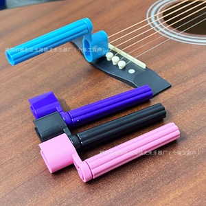 Cambiador de cuerdas de guitarra, herramienta de afinación de plástico ABS para guitarra eléctrica acústica, accesorios, enrollador de cuerdas colorido - Product Image 4