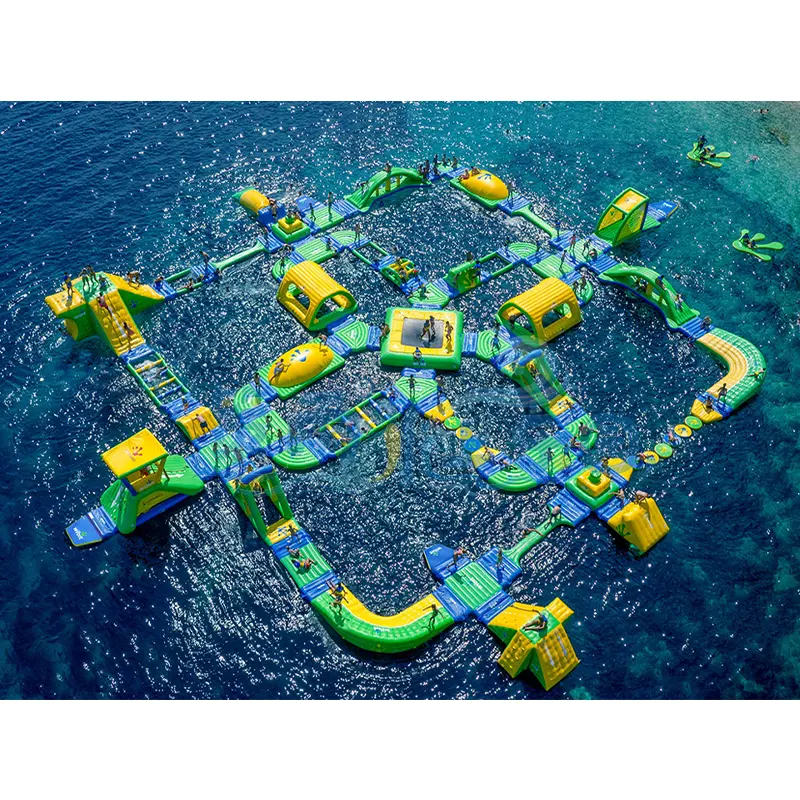 AOYU parc aquatique flottant gonflable Offre Spéciale parc aquatique gonflable jeu de saut flottant gonflable à vendre
