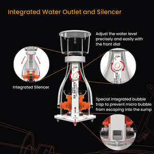 MJ-SK Serie Dual Intake Dc Aangedreven Precisie Stille Zoutwater Aquarium Eiwit <span class=keywords><strong>Skimmer</strong></span> Voor Zeekoraalrif Aquarium - Product Image 5