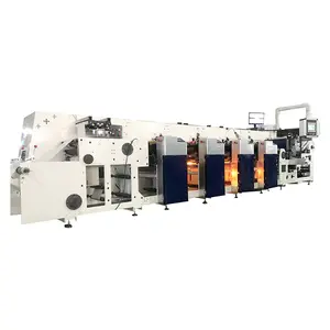 Máquina de impresión de flexo, unidad tipo rollo a rollo, 1, 2, 3, 4, 5, 6, 7, 8 colores