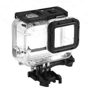 Boîtier étanche 45M pour caméra <span class=keywords><strong>GoPro</strong></span> <span class=keywords><strong>Hero</strong></span> <span class=keywords><strong>5</strong></span>/6/7 Black, support de plongée avec accessoires en plastique - Product Image 5
