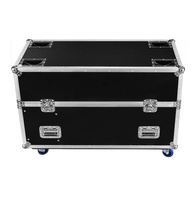 Pro Audio DJ Touring OEM/ODM Boîtier de coffre de route utilitaire en aluminium 48x30x36 pouces avec roues