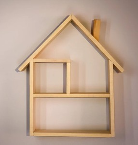 Étagère décorative en forme de maison Montessori pour chambre de bébé, étagère flottante en bois, décoration murale pour chambre d'enfant - Product Image 3