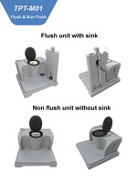 Toilettes mobiles préfabriquées anti-corrosion du fournisseur chinois – Toilettes portables en HDPE durables, légères et à assemblage rapide pour l'extérieur