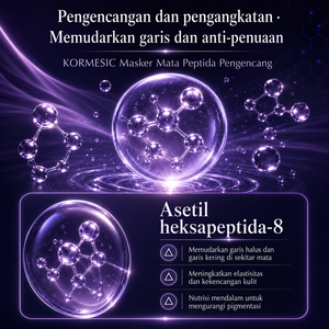 KORMESIC Masque Contour des Yeux Certifié Bpom 7.5g – Patchs Raffermissants aux Peptides, Or 24K, Algues Antioxydantes et Tomate Éclaircissante – Tous Types de Peau - Product Image 5