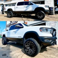 Jantes tout-terrain profondes concaves 22*12J 20*10J 5x114.3 5x127 6x135 Weiya JWL SAE J2530 LC Racing Finition Noire Modifiées et Améliorées