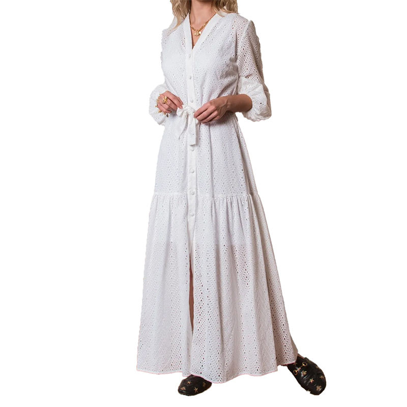 2025 New Arrival Women High Quality Blank White Boutique Lace