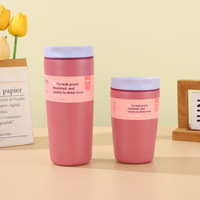 Tasse à café isotherme portable réutilisable en acier inoxydable sans BPA, 6-12h, pour le camping et le bureau