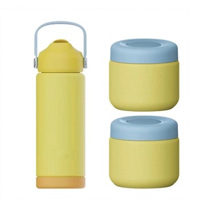 12oz 500ml 750ml Wide Mouth Water Bottle <b>Flask</b> Thermos Eco Friendly Bpa Free Dishwasher Kids Water Bottle With Lid and Straw - Product Image 5