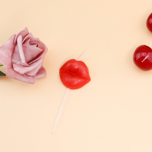 Décoration de fête bougie d'<span class=keywords><strong>anniversaire</strong></span> drôle lèvres bougie d'<span class=keywords><strong>anniversaire</strong></span> Design dans gâteau - Product Image 3