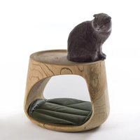 Design personnalisé Bois Massif et Carbure Racine Noire Sculpté Bloc à Découper Ancienne Table à Thé