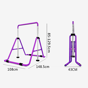 Barra de Gimnasia Plegable y Ajustable Personalizable, Barras Horizontales de Acero Duraderas para Interiores para Niños - Product Image 2