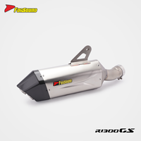 Système d'échappement de moto en fibre de carbone 3D à prix de gros Forsound Factory pour R1300GS, R1200GS, R1250GS