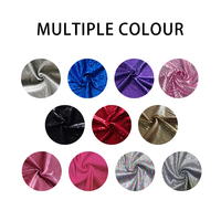 Haute Qualité Mode Sublimation Broderie Plat Chevauchement Partout Rouge Rayures Sequin Tissu Pour Robes De Mariée