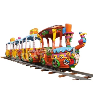 รถไฟของเล่นสำหรับสนามเด็กเล่นกลางแจ้ง ใช้พลังงานแบตเตอรี่ สำหรับเด็กในห้างสรรพสินค้า - Product Image 1