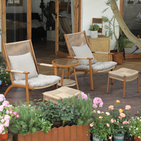 Chaise de balcon au design moderne Meiqi, chaise de jardin d'extérieur, cadre en alliage d'aluminium de haute qualité, rotin PE résistant aux intempéries, portable