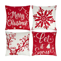 Fabrication chinoise, livraison rapide, impression numérique personnalisée, housse de coussin décorative personnalisée, coussin de Noël personnalisé