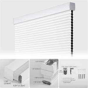 Stores occultantes thermiques cellulaires sans cordon, stores en nid d'abeille, revêtements de fenêtres en nid d'abeille, stores automatiques en nid d'abeille - Product Image 3