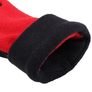 Gant en <span class=keywords><strong>polaire</strong></span> monocouche pour femmes OEM 2 tons de couleurs Gant en <span class=keywords><strong>polaire</strong></span> personnalisé pour hommes avec logo brodé - Product Image 4