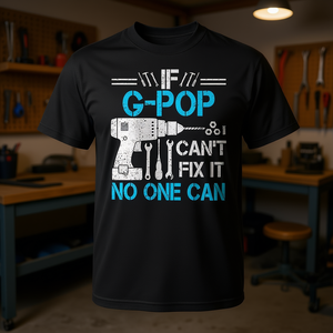 Camiseta If G Pop Cant Fix It No One Can, regalo para el día del padre - Product Image 3