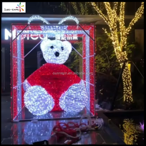 Luces navideñas para exteriores, impermeables, con diseño de oso LED, para bodas, San Valentín, Año Nuevo, Diwali - Product Image 5